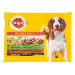 Pedigree Adult hovädzina jahňa morčacie v šťave 4 x 100 g Pedigree www.bohre.sk