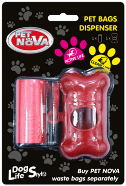 Pet Nova Dávkovač na vrecká na exkrementy rolka 20 ks Pet Nova www.bohre.sk