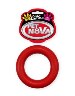 Petnova Hracky RUB RING 9 cm RED Pet Nova www.bohre.sk