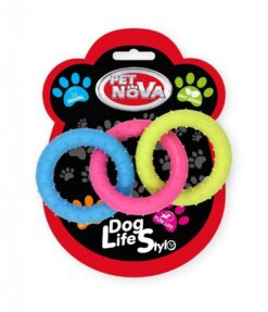 Petnova hračky pre zvieratá TPR 3 RINGS hračka pre psa 18,5 cm Pet Nova www.bohre.sk