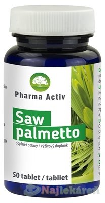 Pharma Activ Saw palmetto, 50 ks Pharma Activ www.bohre.sk