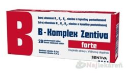 PharmaPoint PP B komplex Forte 20 tabliet Zentiva www.bohre.sk