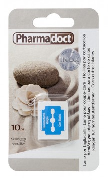 Pharmadoct  Feet náhr.minižiletky do škrabky 10ks PHARMADOCT www.bohre.sk