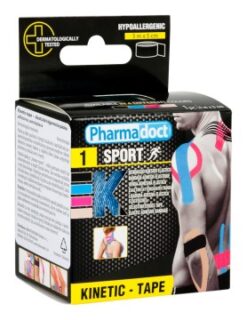 Pharmadoct Sport Kinetic Band.BLUE 5m x 5cm PHARMADOCT www.bohre.sk