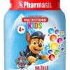 Pharmasis MULTIVITAMIN KIDS Labková patrola, 50ks želé  www.bohre.sk