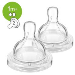 Philips Avent cumlík Anti colic/Classic pomalý průtok bílá 2 ks PHILIPS AVENT www.bohre.sk