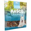 Pochúťka Rasco Premium byvolia koža obalená kuracím mäsom, paličky 500g RASCO PREMIUM www.bohre.sk