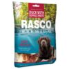 Pochúťka Rasco Premium byvolia koža s kačacím mäsom, uzly 5cm 230g RASCO PREMIUM www.bohre.sk