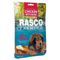 Pochúťka Rasco Premium kuracím obalené kosti 80g RASCO PREMIUM www.bohre.sk