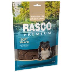 Pochúťka Rasco Premium múčne červy a extra mrkvou 230 g RASCO PREMIUM www.bohre.sk