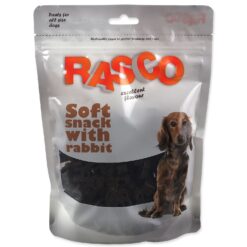 Pochúťka Rasco mäkký pamlsok s králičím 3cm 400g RASCO www.bohre.sk