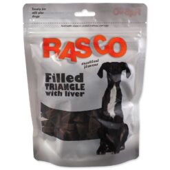 Pochúťka Rasco plnený trojuholníček s pečienkou 2,2cm 450g RASCO www.bohre.sk