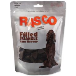 Pochúťka Rasco plnený trojuholníček šunková príchuť 2,2cm 450g RASCO www.bohre.sk