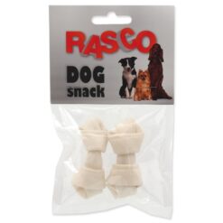 Pochúťka Rasco uzol byvolý biely 6,25cm 2ks RASCO www.bohre.sk