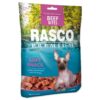 Pochúťka pre psy Rasco Premium hovädzie kúsky 230g RASCO PREMIUM www.bohre.sk