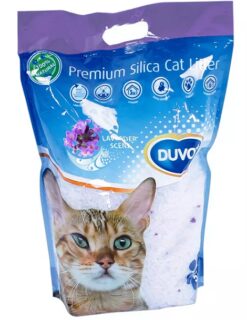 Podstielka DUVO+ pre mačky Premium silikátová levanduľa 5 L Duvo+ www.bohre.sk