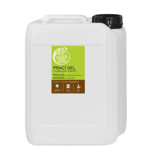 Prací gél z mydlových orechov na vlnu a funkčný textil z merino vlny Tierra Verde - 5L Tierra Verde www.bohre.sk