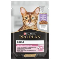 ProPlan MO Cat Adult delicate jemná pena s vysokým obsahom morky kapsička pre mačky 24x85g PURINA Pro Plan www.bohre.sk