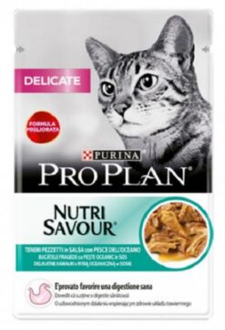 ProPlan MO Cat Adult delicate morské ryby kapsičky pre mačky 26x85g PURINA Pro Plan www.bohre.sk