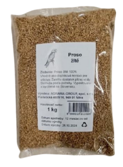 Proso žlté pre vtáky 1kg  www.bohre.sk