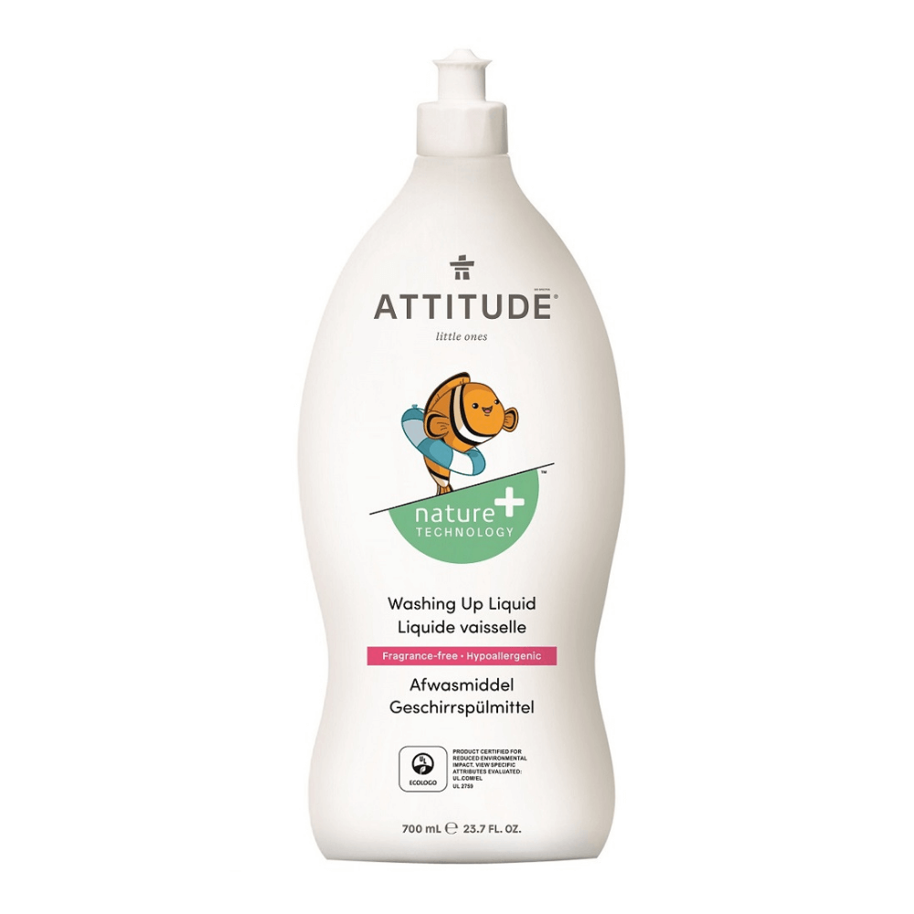 Prostriedok na umývanie riadu pre deti bez vône Attitude 700 ml Attitude www.bohre.sk