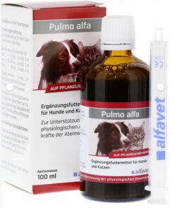 Pulmo alfa sirup na dýchacie cesty pre psy a mačky 100ml Alfavet www.bohre.sk