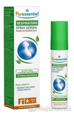 Puressentiel Sprej na lepšie dýchanie 20 ml Laboratoire PURESSENTIEL www.bohre.sk