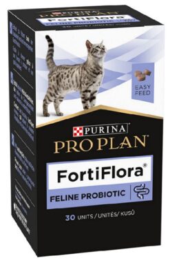 Purina VD Feline FortiFlora probiotické žuvacie tablety pre mačky 30tbl PURINA www.bohre.sk