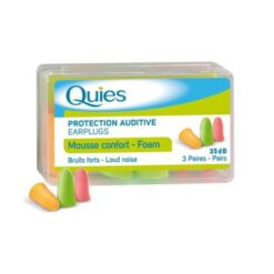 QUIES Penové chrániče sluchu 3 páry Quies www.bohre.sk