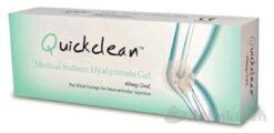 Quickclean 40 mg/ Gél s hyaluronátom sodným v predplnenej injekčnej striekačke, na náhradu synoviálnej tekutiny na kĺby 20 mg/1 ml 2 ml Quickclean www.bohre.sk