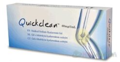 Quickclean 60 mg/3 ml Gél s hyaluronátom sodným v predplnenej injekčnej striekačke, na náhradu synoviálnej tekutiny na kĺby (20 mg/1 ml) 3 ml Quickclean www.bohre.sk