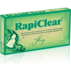 RAPICLEAR Tehotenský test strip 1 kus RapiClear www.bohre.sk