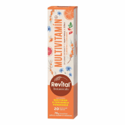 REVITAL Botanicals multivitamín rakytník a červený pomaranč 20 šumivých tabliet Revital www.bohre.sk