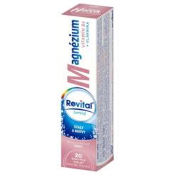 REVITAL Magnézium + B6 20 šumivých tabliet Revital www.bohre.sk