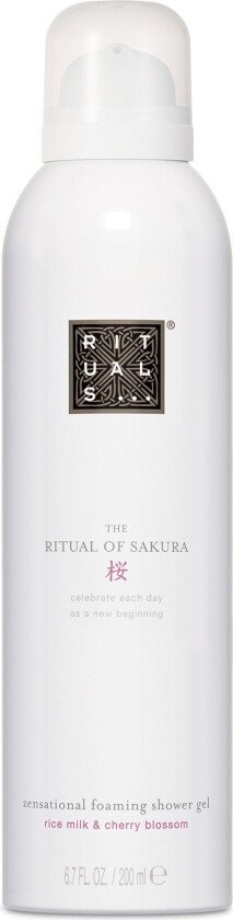 RITUALS The Ritual of Sakura Foaming Shower sprchová pena 200ml Rituals www.bohre.sk