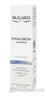 RUGARD Hyaluron očný krém 15ml Rugard www.bohre.sk