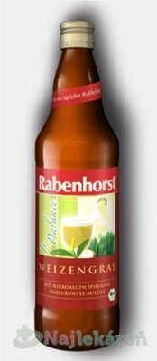 Rabenhorst Kokteil zo zelenej pšeničnej trávy 750 ml Rabenhorst www.bohre.sk
