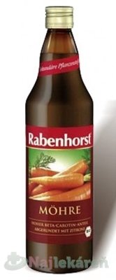 Rabenhorst Mrkvová šťava Bio 750ml Rabenhorst www.bohre.sk