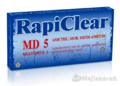 RapiClear MD 5 (MULTIDRUG 5) IVD, test drogový na samodiagnostiku 1ks Rapiclear www.bohre.sk