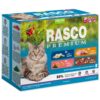 Rasco Premium Sterilized salmon cod duck turkey 12 x 85 g RASCO PREMIUM www.bohre.sk
