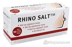 Rhino Salt soľ na výplach nosa vrecúška 30 ks Vlx international s.r.o. www.bohre.sk