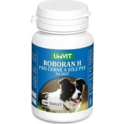Roboran H na srsť a kožu pre čierne a biele psy 100tbl Roboran www.bohre.sk