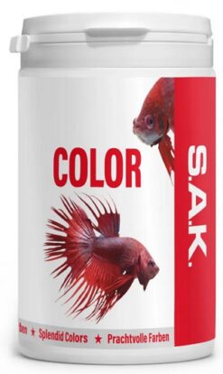 SAK color krmivo pre akváriové ryby, veľkosť 4 - 300ml SAK www.bohre.sk