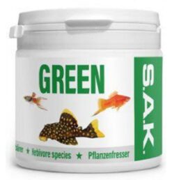 SAK green extrudované krmivo pre akváriové ryby 150ml veľkosť 2 SAK www.bohre.sk