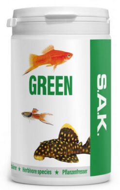 SAK green extrudované krmivo pre akváriové ryby 300ml veľkosť 4 SAK www.bohre.sk