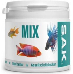 SAK mix krmivo pre akváriové ryby, veľkosť 4 - 150ml SAK www.bohre.sk
