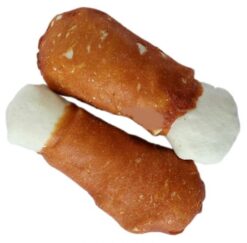 SALAČ SUŠENÉ MASO Stehno z byvolej kože s kuracím mäsom 2 ks- 12 cm cca 225 g Salač www.bohre.sk