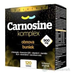 SALUTEM Carnosine komplex 900 mg na obnovu buniek, 120 tbl Salutem Pharma s.r.o. www.bohre.sk