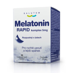 SALUTEM Melatonín rapid komplex 5 mg 30 rozpustných tabliet SALUTEM www.bohre.sk