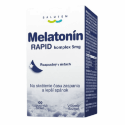SALUTEM Melatonin rapid komplex 5mg 100 rozpustných tabliet SALUTEM www.bohre.sk